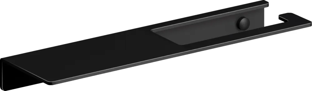 Exclusieve Aanbieding Clou - Fold Toiletrolhouder Met Planchet, Mat Zwart