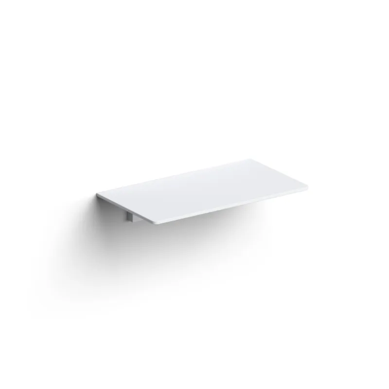 Clou - Sjokker Telefoon/douche Planchet, Wandmodel, Mat Wit Poedercoating Direct Beschikbaar