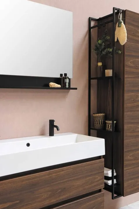 1 deur universeel Push to open inclusief 4 glazen planchettes Verticaal gefreesd | 35 x 35 x 169 cm Superprijs