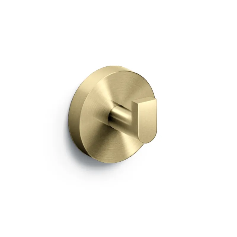 Clou - Flat Set À 2 Kledinghaken, Goud Geborsteld Pvd Shop Nu