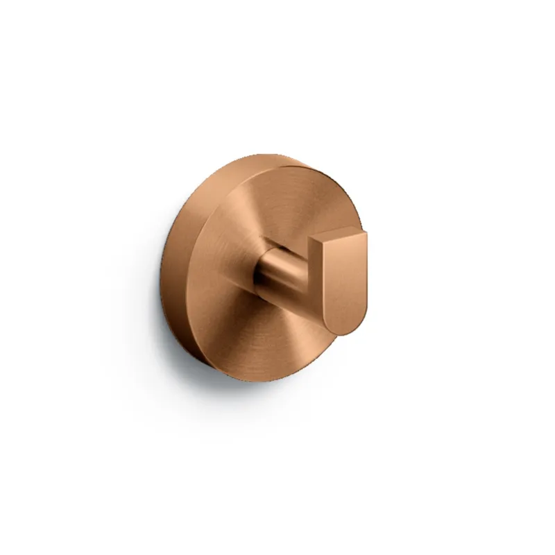 Veilige Betaling Clou - Flat Set À 2 Kledinghaken, Brons Geborsteld Pvd