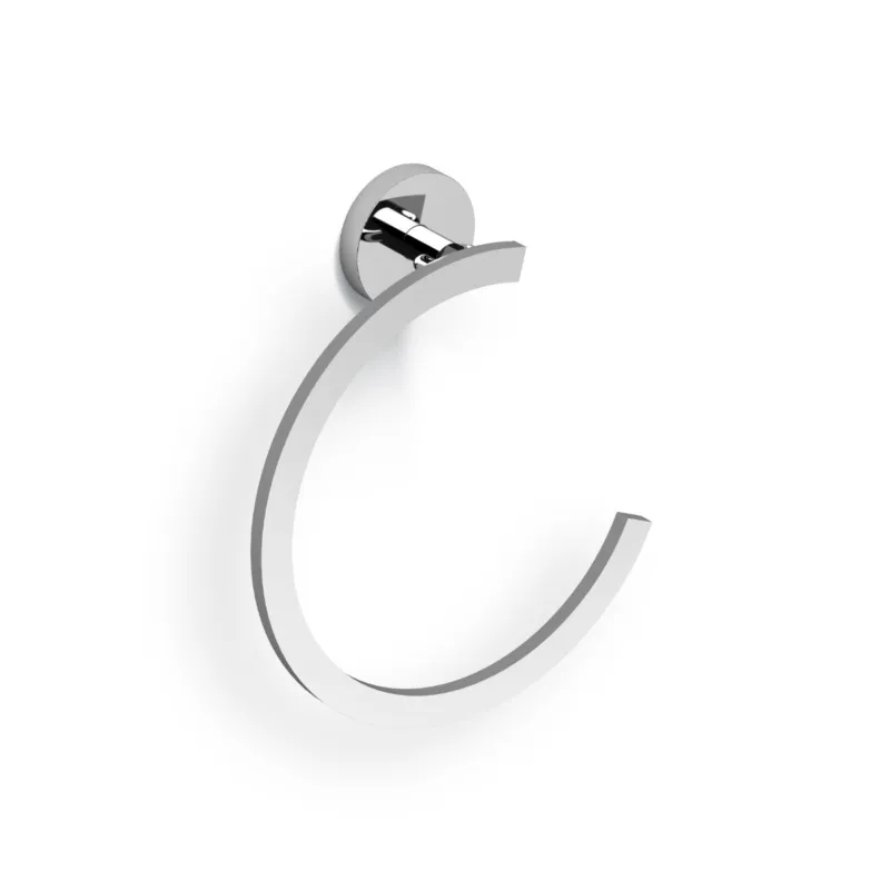 Clou - Flat Handdoekring, Chroom Weekendaanbieding