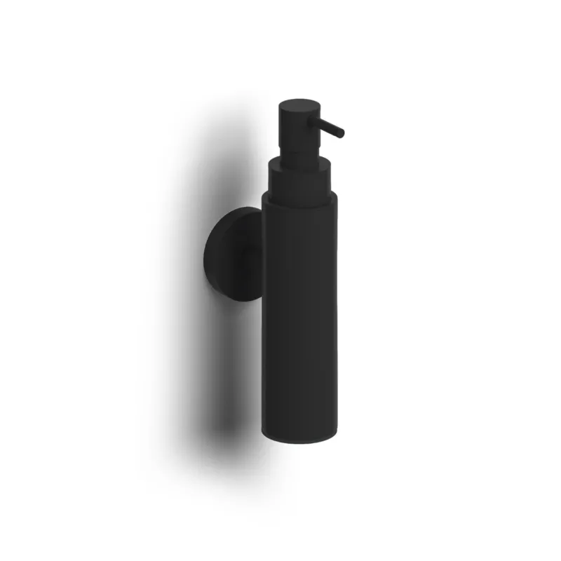 Clou - Sjokker Zeepdispenser 100cc, Wandmodel, Mat Zwart Poedercoating Superprijs