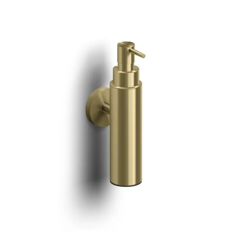 Clou - Sjokker Zeepdispenser, 100cc, Wandmontage, Goud Geborsteld Pvd Beperkte Voorraad