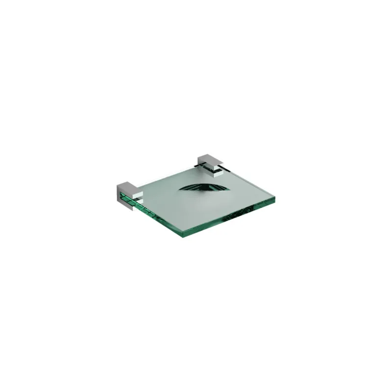 Snelle Levering Clou - Quadria Zeepschaal, Chroom En Helder Glas