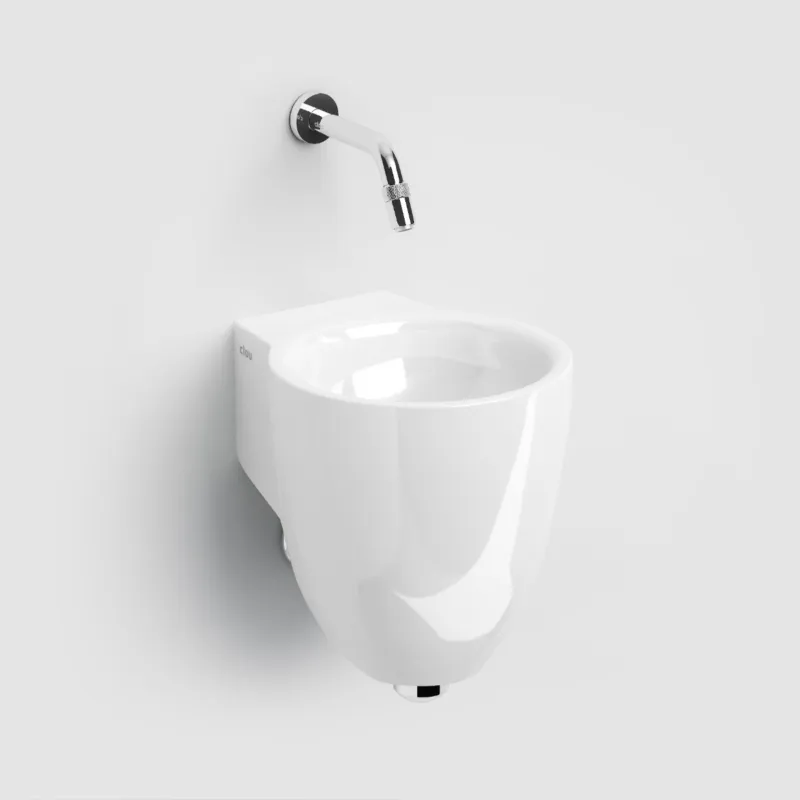 Hoge Kwaliteit Clou - Flush Glanzend Wit Keramiek, Zonder Kraangat