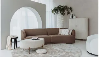 Rond 240 (244 x 116 cm) | Kleur = Kopenhagen 903 Taupe Koop Online