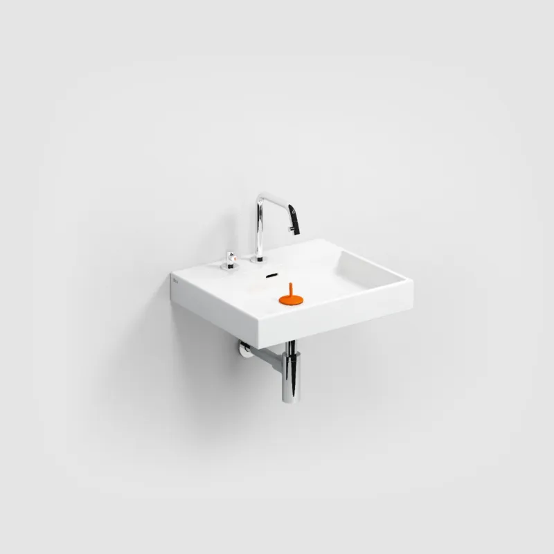 Clou - Wash Me Washboard 50cm, Zonder Stekker, Glanzend Wit Keramiek Tijdelijk Beschikbaar