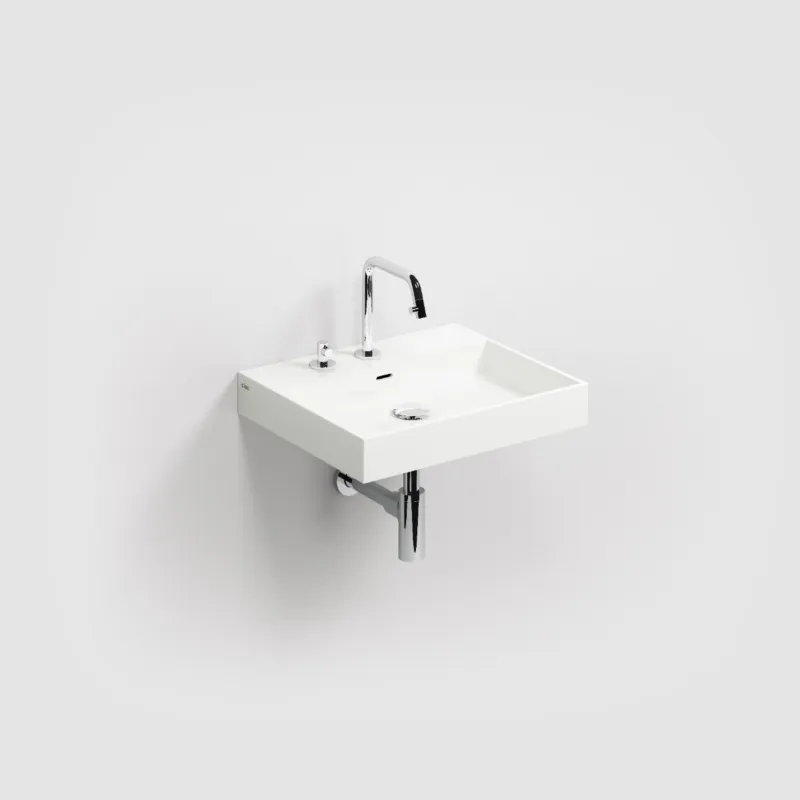 Merkproduct Clou - Wash Me Washboard 50cm, Zonder Stekker, Glanzend Wit Mineraal Marmer