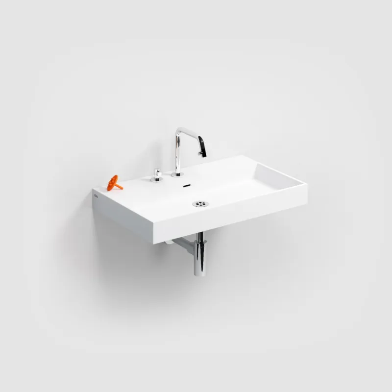 Exclusieve Aanbieding Clou - Wash Me Wastafel 70cm, Zonder Plug