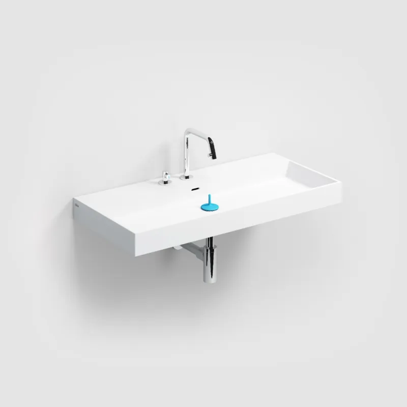 Direct Verzonden Clou - Wash Me Wastafel 90cm, Zonder Plug