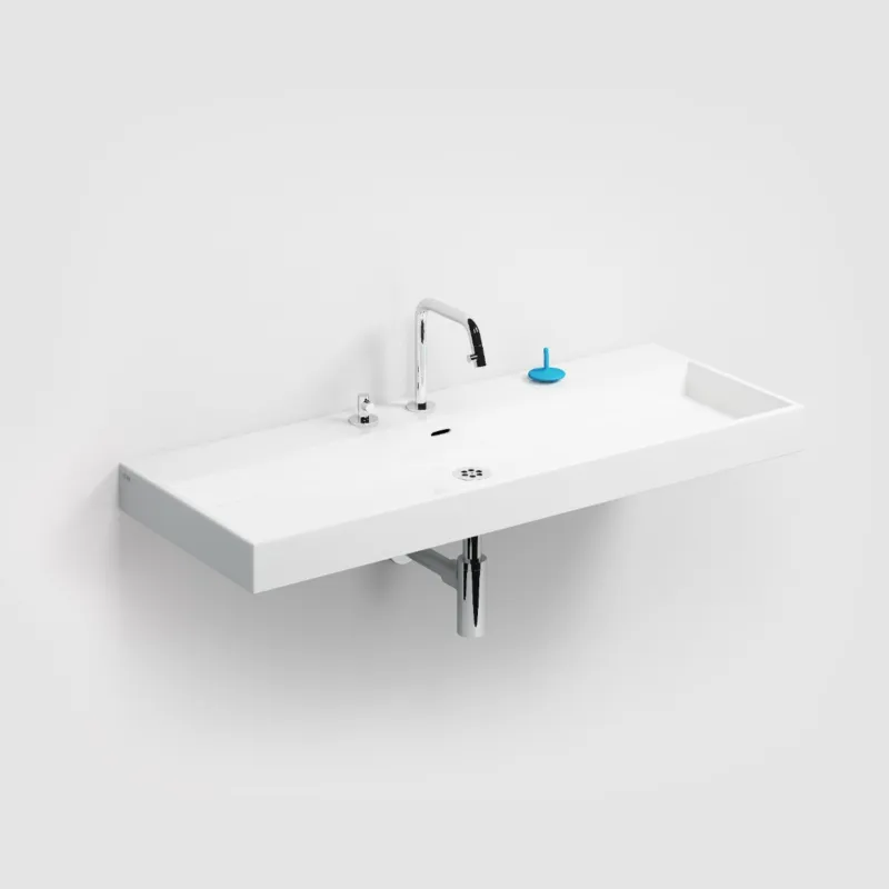 Koop Online Clou - Wash Me Wastafel 110cm, Zonder Plug