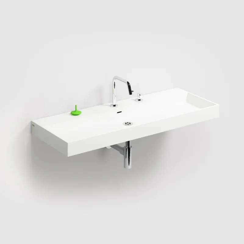 Snelle Levering Clou - Wash Me Wastafel 110cm, Zonder Plug