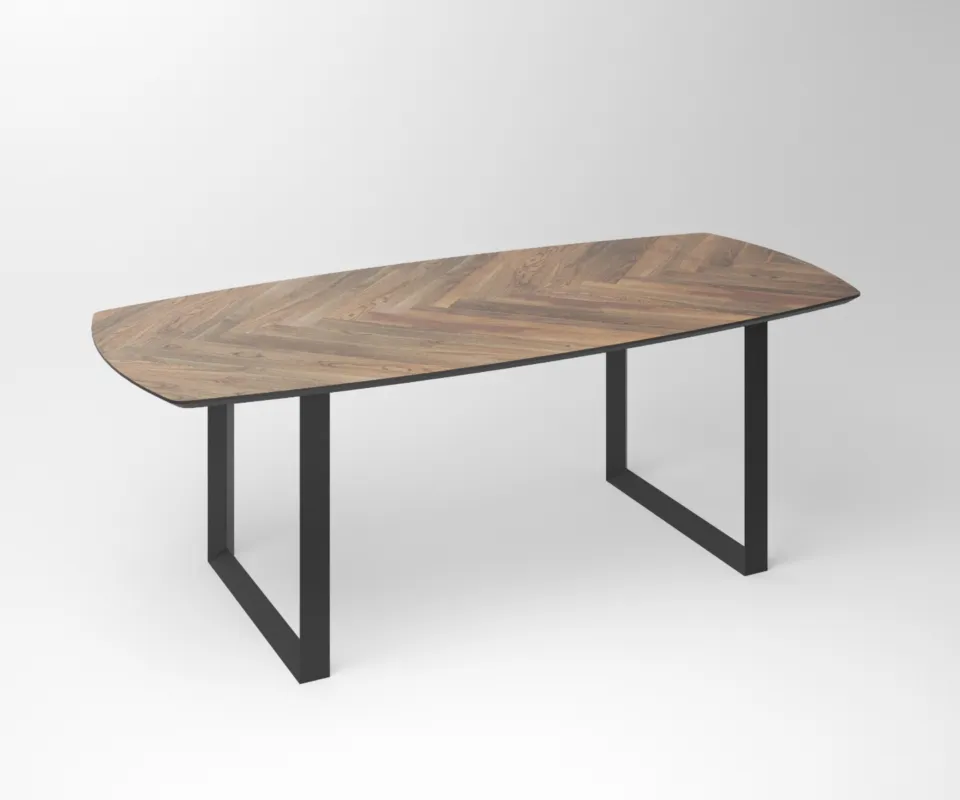 Voordeelprijs Notenhouten eettafel Tusk | 3-Fantasy U Frame