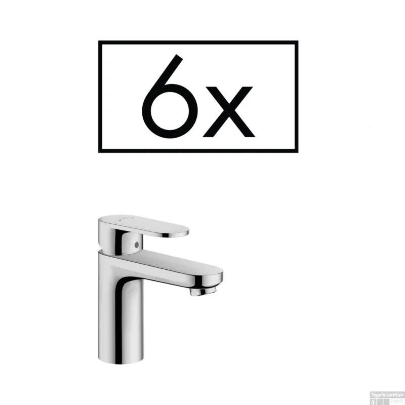 Wastafelmengkraan HansGrohe Vernis Blend 70 Eengreeps Met Trekwaste Chroom (6 stuks) Merkproduct