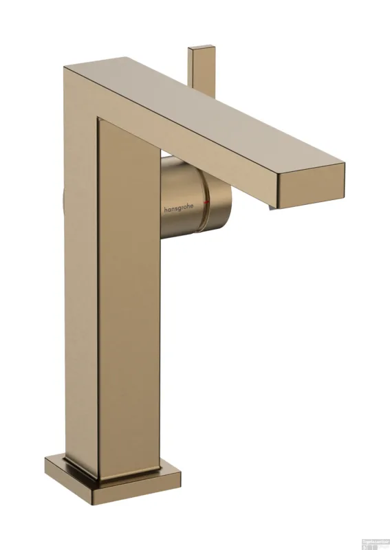 Bestseller Hansgrohe Tecturis E 150 Fine CoolStart ééngreeps wastafelmengkraan met PushOpen, Brushed Bronze