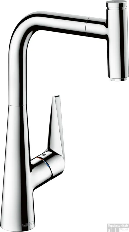 Hansgrohe Talis Select M51 ééngreeps keukenmengkraan 300 met uittrekbare uitloop, chroom Beperkt Aanbod