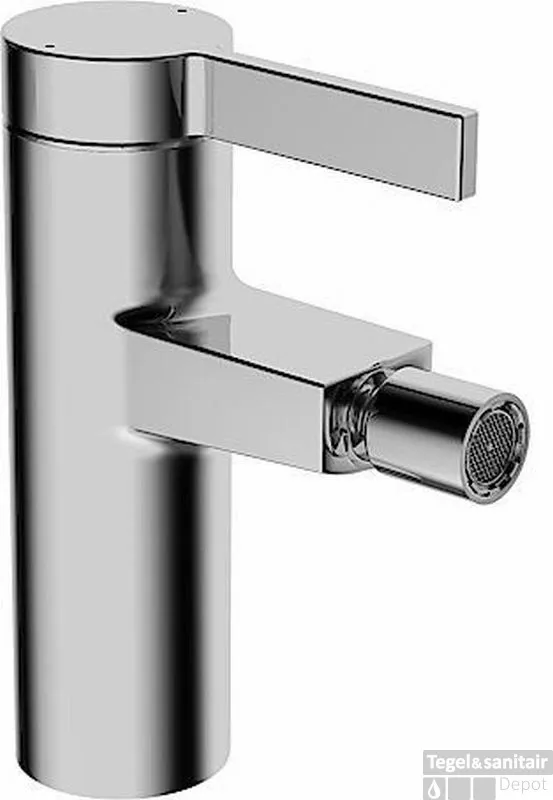 Hansa Loft Bidetkraan Met Waste Uitloop 97 Mm. Chroom Op = Op