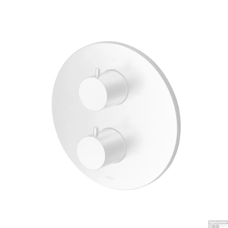 Flitsaanbieding Douchethermostaat Hotbath Cobber Inbouw 2-weg Mat Wit (excl. inbouwdeel)