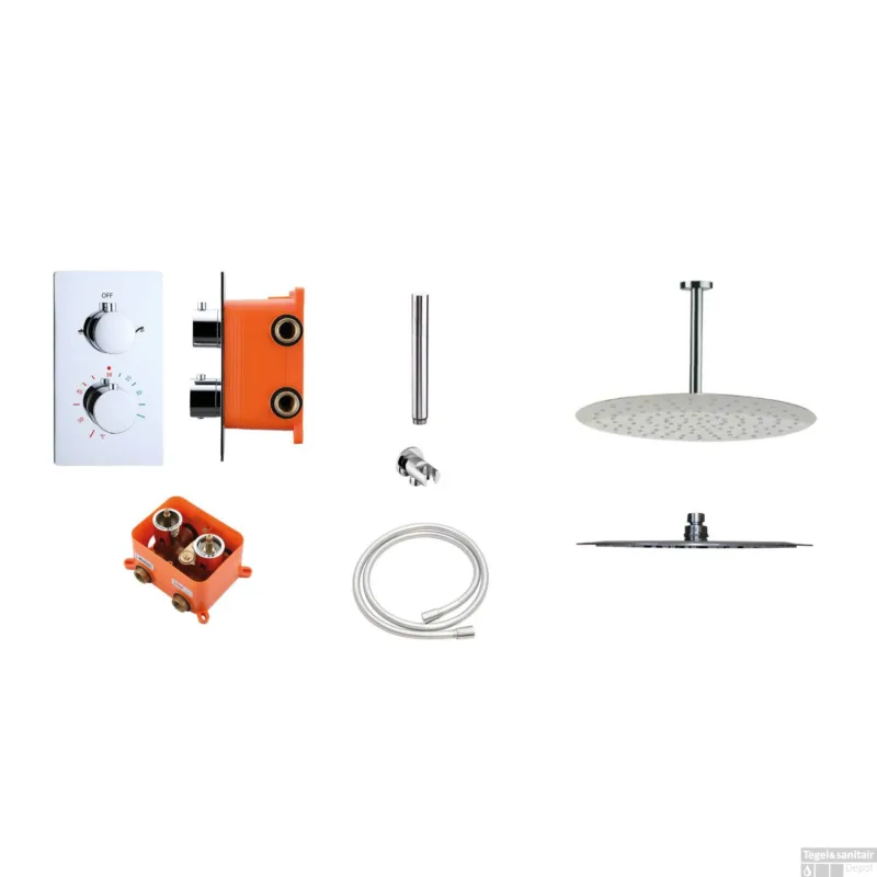 Regendoucheset Best Design Verona P200 Inbouw Met Inbouwbox Chroom Koop Vandaag