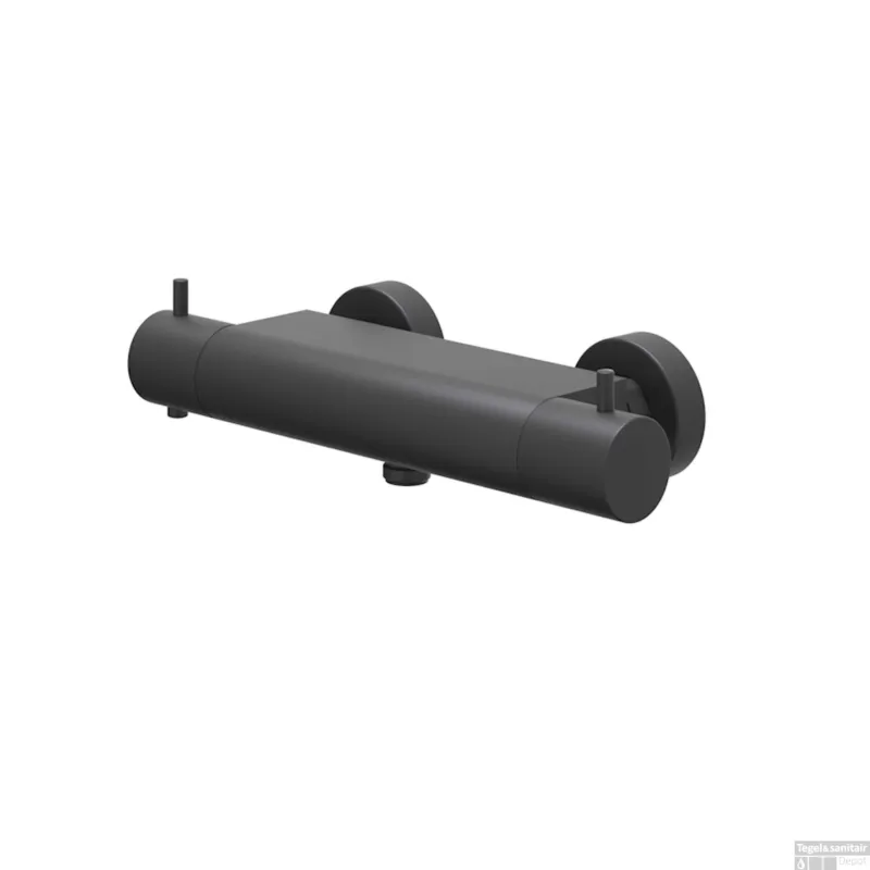 Douchethermostaatkraan IVY Bond Opbouw Cooltouch Mat Zwart PED Dagaanbieding