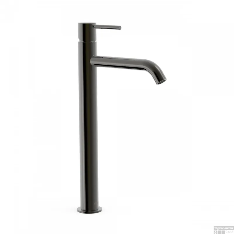 Beperkte Voorraad Wastafelmengkraan Tres Study Exclusive 38,5 cm 1-Knop Rond Metallic Zwart