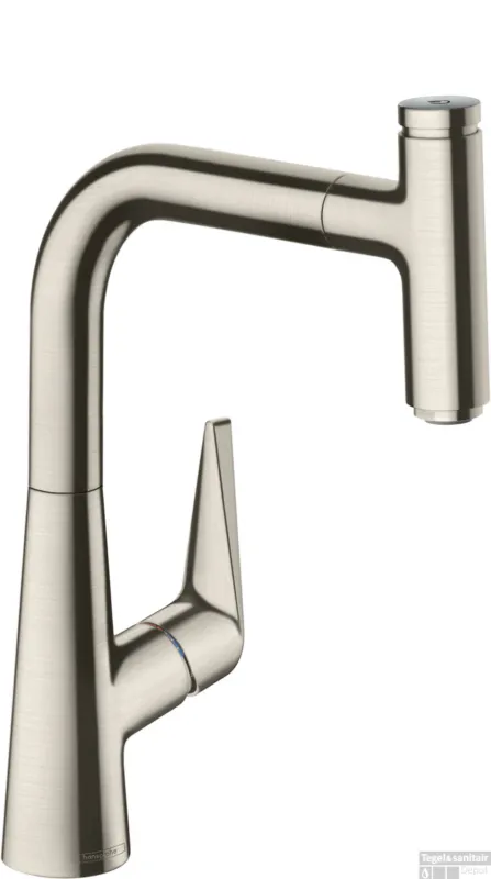 Beste Prijs Hansgrohe Talis Select M51 ééngreeps keukenmengkraan 160 met uittrekbare uitloop, rvs look