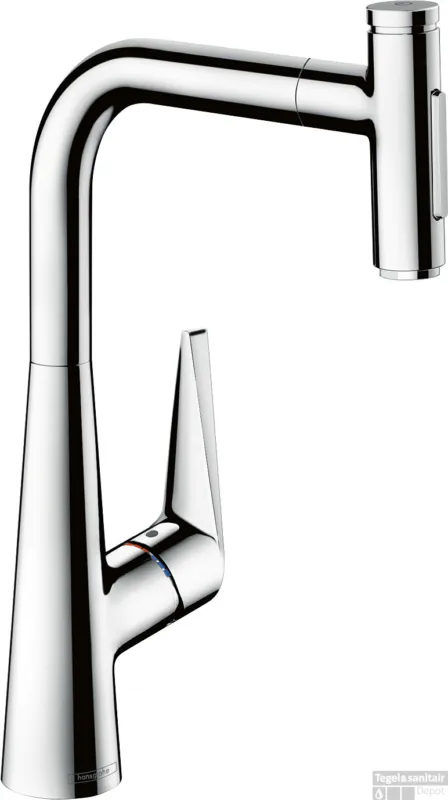 Bestel Nu Hansgrohe Talis Select M51 M5117-H300 ééngreeps keukenmengkraan met uittrekbare vuistdouche, chroom