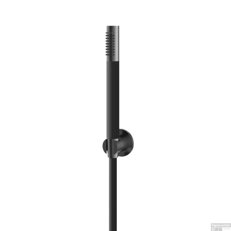 Fabrieksprijs Handdouche Hotbath Archie Met Wandsteun en Doucheslang Voor Opbouwkraan Geborsteld Gunmetal PVD