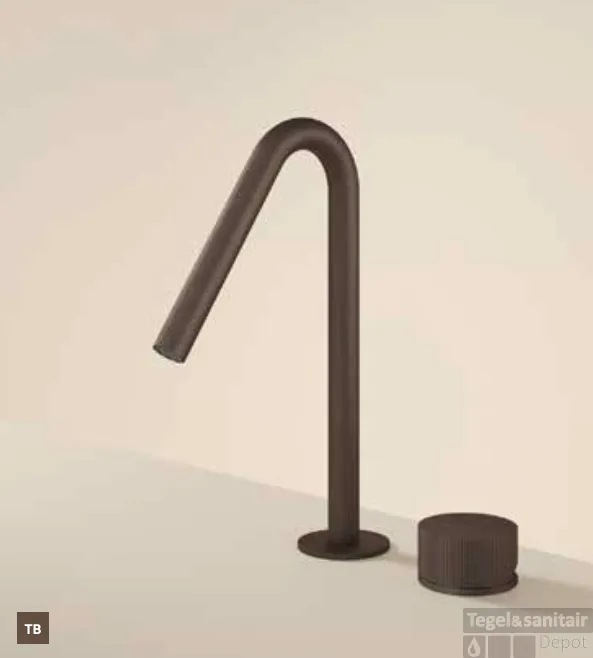 Wastafelmengkraan Hotbath Guy Row 2 Gats Tuscan Bronze Exclusieve Aanbieding