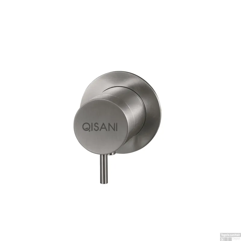 Inbouwkraan Qisani Flow Thermostatisch 1-weg Rond Geborsteld RVS Lage Kosten