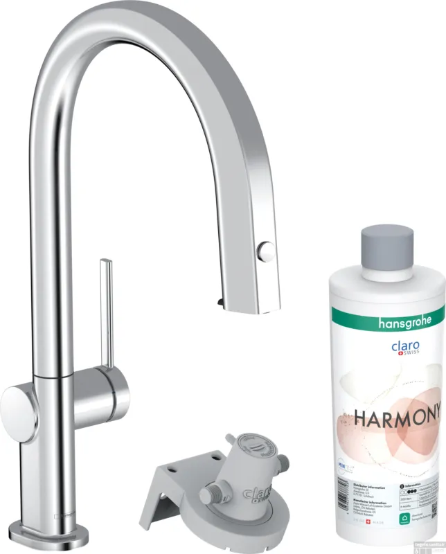 Hansgrohe Aqittura M91 Filter systeem 210, uittrekbare uitloop, 1jet, sBox, starter set, chroom Seizoensaanbieding