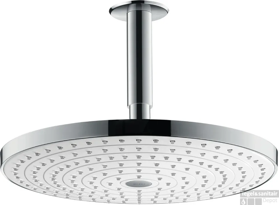 Hansgrohe Raindance Select S hoofddouche 300 2jet met plafondaansluiting, wit/chroom Bestel Nu