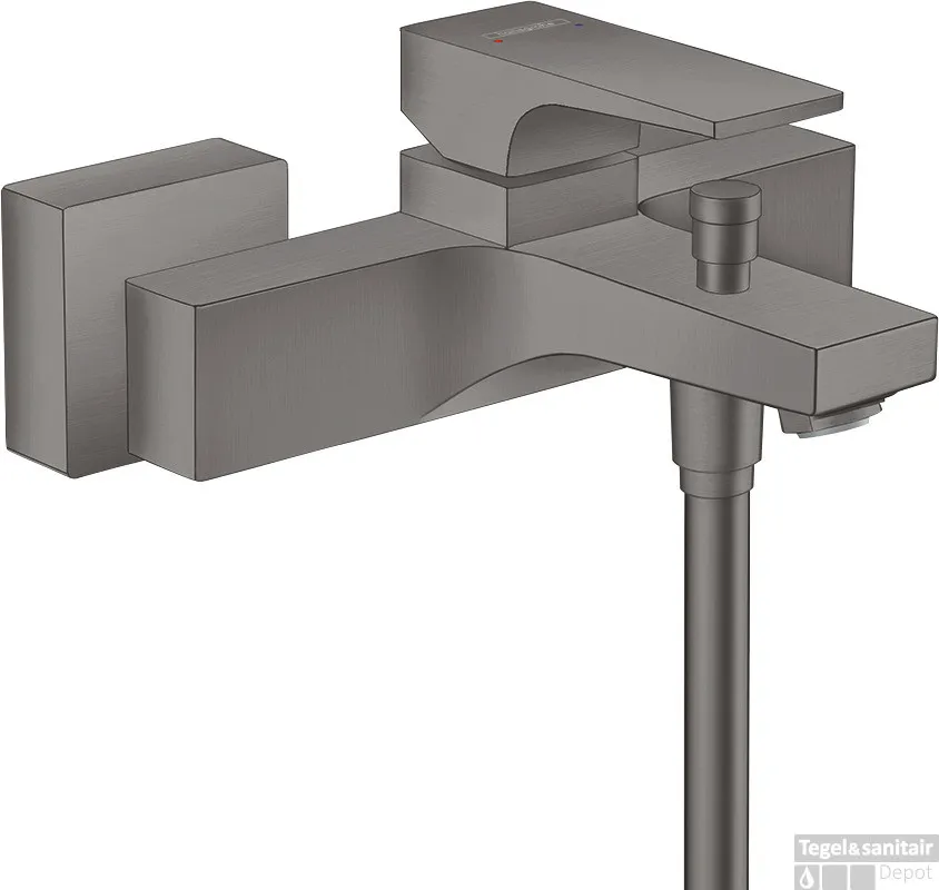 Direct Verzonden Hansgrohe Metropol ééngreeps badmengkraan opbouw, Brushed Black Chrome