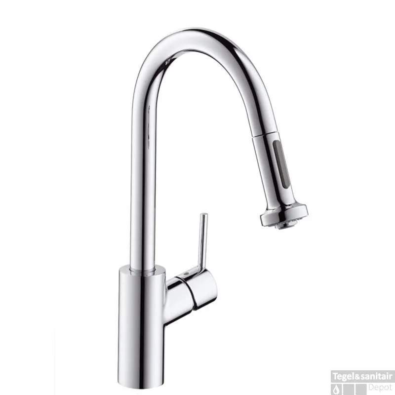Hoge Kwaliteit Hansgrohe Variarc Variarc Keukenkraan Met Uittrekbare Vuistdouche Chroom