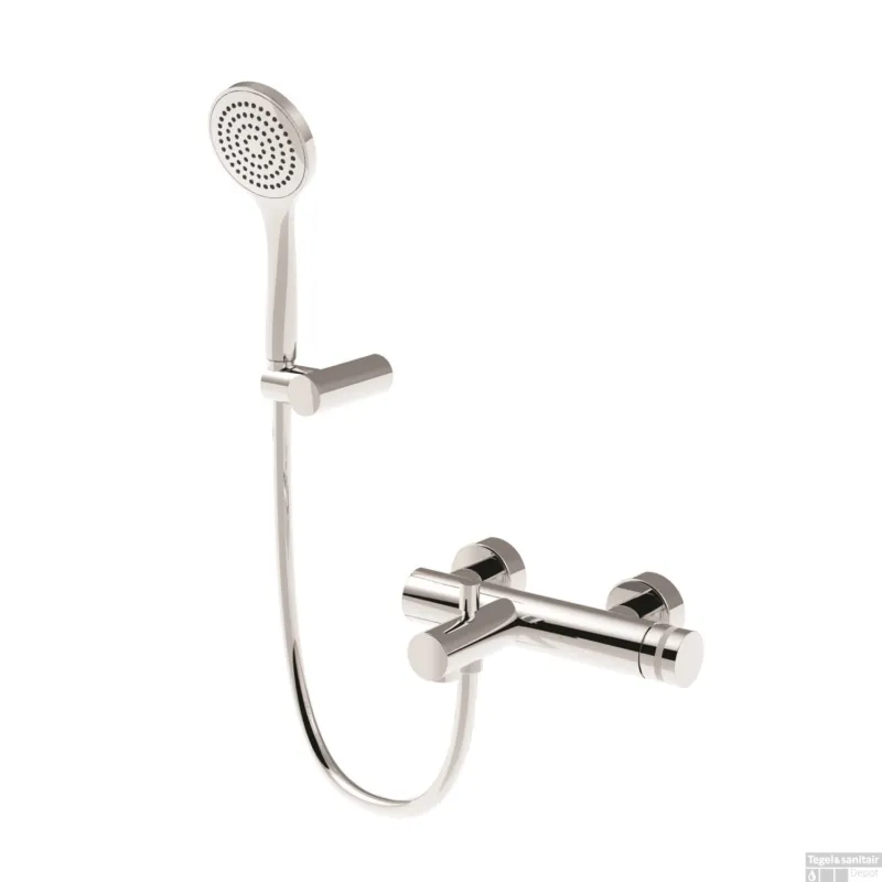Badmengkraan Sanimex Giulini Opbouw HoH 15cm Eenknops Met Badset Chroom Lage Prijs