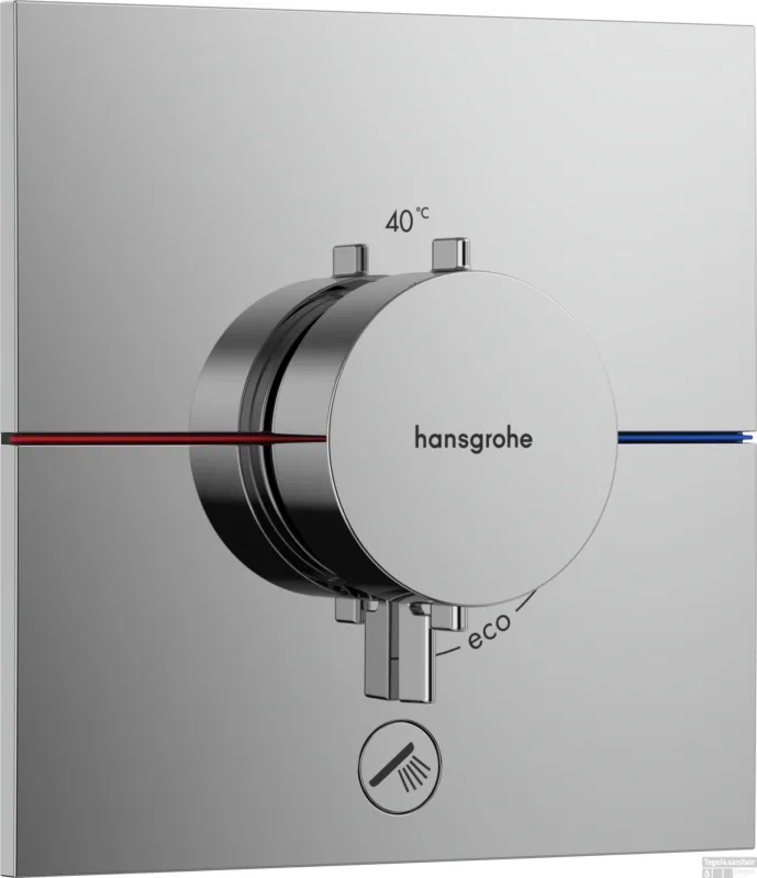Beste Prijs Hansgrohe ShowerSelect Comfort E thermostaat inbouw voor 1 functie en extra uitgang, chroom