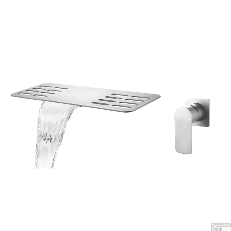 Betaalbaar Planchet Waterval Best Design A-Line Emotie Inbouw Mengkraan Chroom