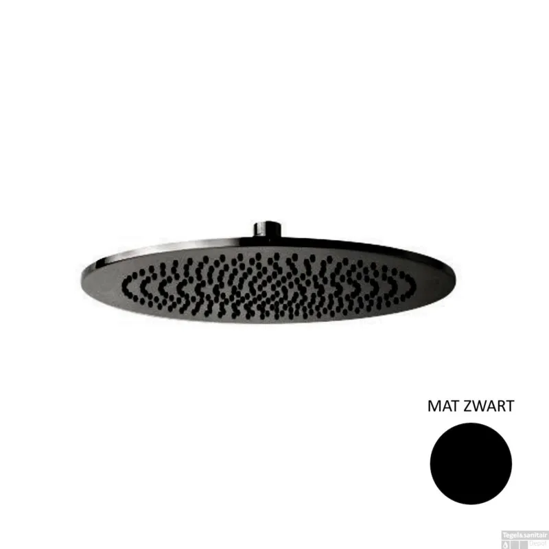 Must-Have Hoofddouche Sanimex Giulini Rond 25 cm Mat Zwart