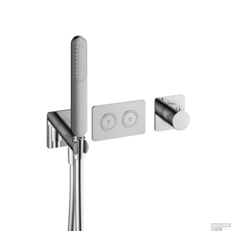 Inbouwkraan Hotbath Gal Thermostaatkraan met 2 Pushbuttons Chroom Exclusieve Aanbieding