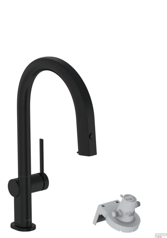 Hansgrohe Aqittura M91 Filter systeem 210, uittrekbare uitloop, 1jet, mat zwart Finale Uitverkoop
