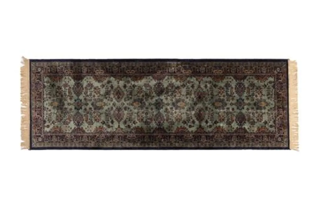 Voordeelprijs vanHarte Raz vloerkleed 240x80 cm-Groen