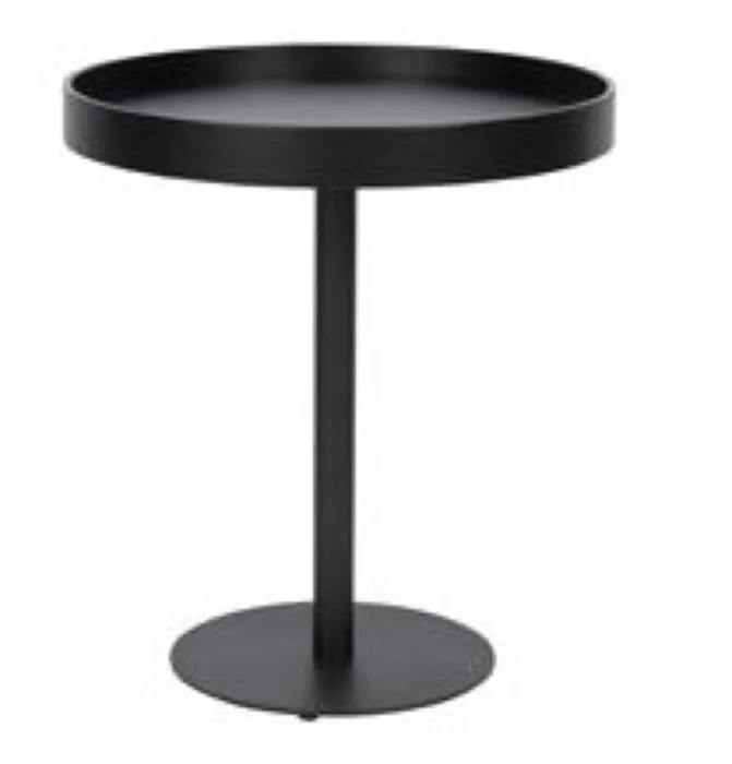 Exclusieve Aanbieding vanHarte Yuri bijzettafel-Black-S