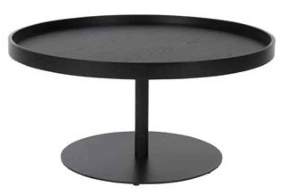 Actieprijs vanHarte Yuri bijzettafel-Black-L