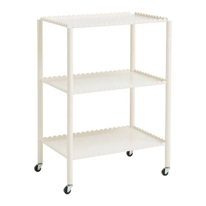 HAY Arcs trolley-Eggshell-Hoog Bestseller