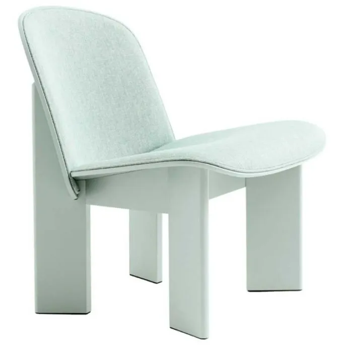 HAY Chisel loungestoel beuken onderstel-Metaphor 023 / Eucalyptus Populair