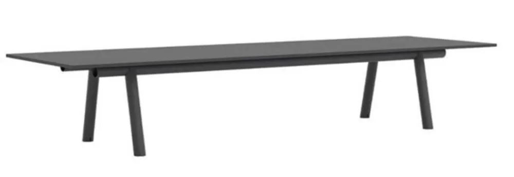 Bestseller HAY Boa tafel-Zwart eiken - Charcoal-420x128x75 cm