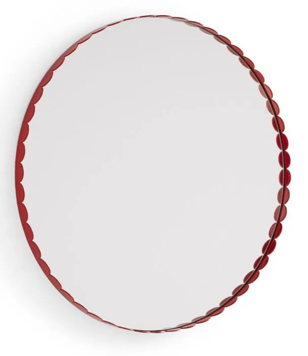 HAY Arcs Round spiegel-Rood Dagaanbieding