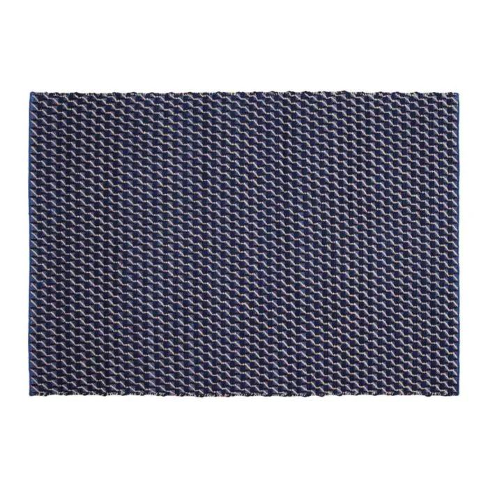 Direct Verzonden HAY Channel vloerkleed-50x80 cm-Blauw-wit