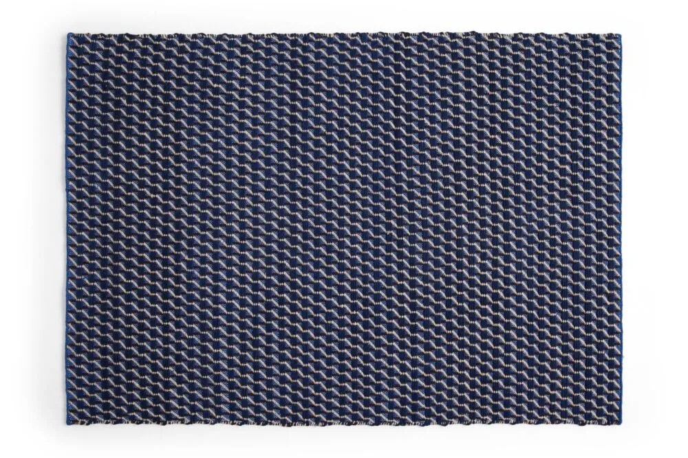 Meest Verkocht HAY Channel vloerkleed-140x200 cm-Blauw-wit